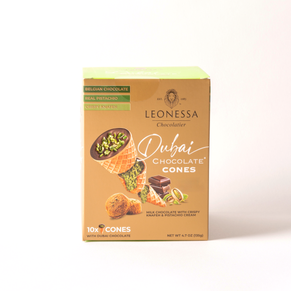 Dubai Chocolate Cone | 4.7 oz | Leonessa | Castellino's